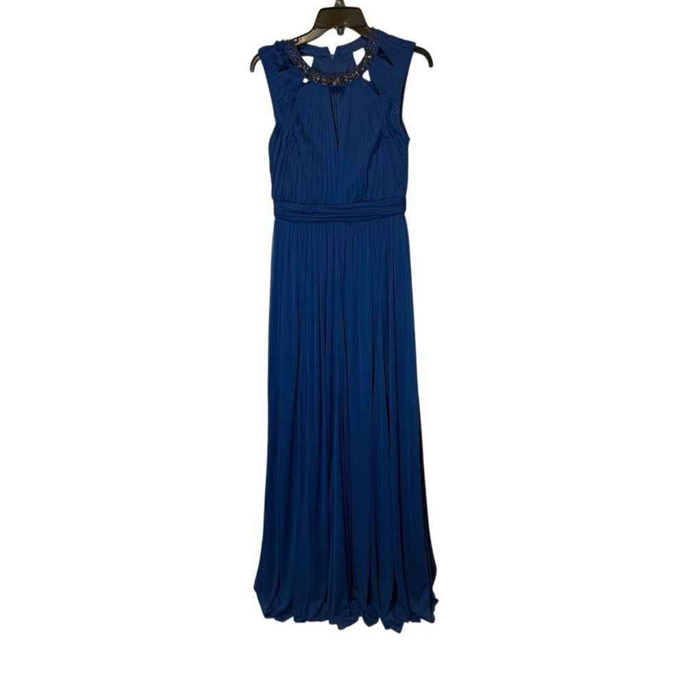(Perfect Wedding Guest Dress) Adrianna Papell Blue Dress - size 6